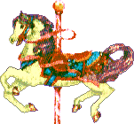 carousel horse, yellow 151x140 [7k]