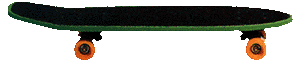 Green skateboard, 300x62 [4k]