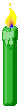 Green Candle ~ 20x110 [1.5k]