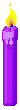 Purple Candle ~ 20x110 [1.5k]