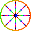 Rainbow Wheel 100x100 [4k]