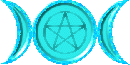 Blue Crescents and Pentacle 130x65 [5k]