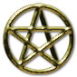 Pentacle on white