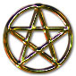 Pentacle on white