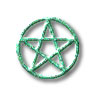 Pentacle on white