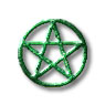 Pentacle on white