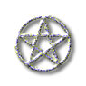 Pentacle on white