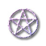 Pentacle on white