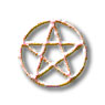 Pentacle on white