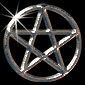 Pentacle on black