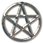 Pentacle on white